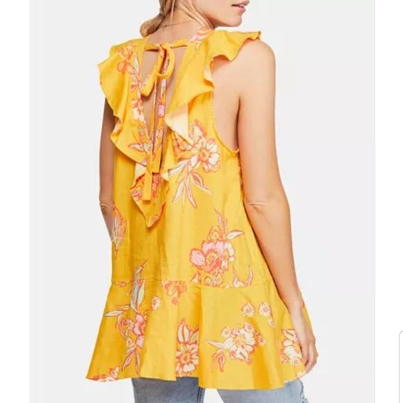 Free People Summer in Tulum Sleeveless Top/Tunic - Picture 2 of 8